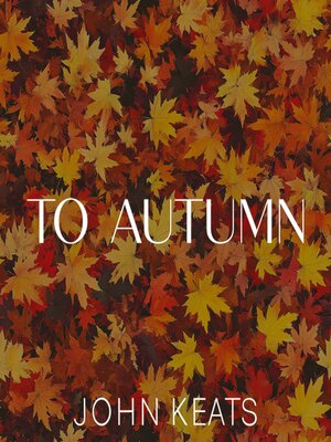 cover image of To Autumn